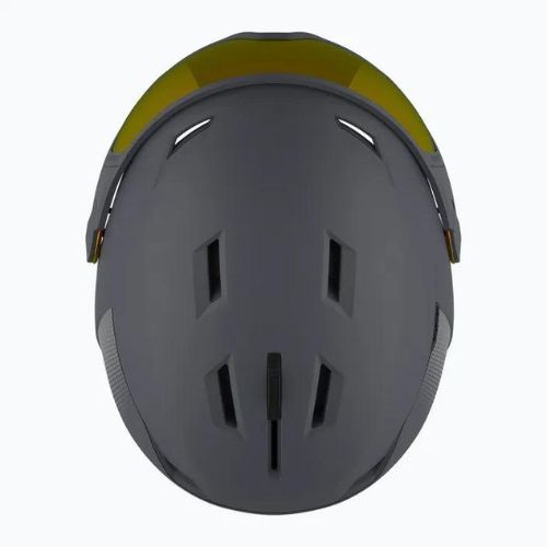 Casco da sci Salomon Pioneer LT Visor ebano/rosso