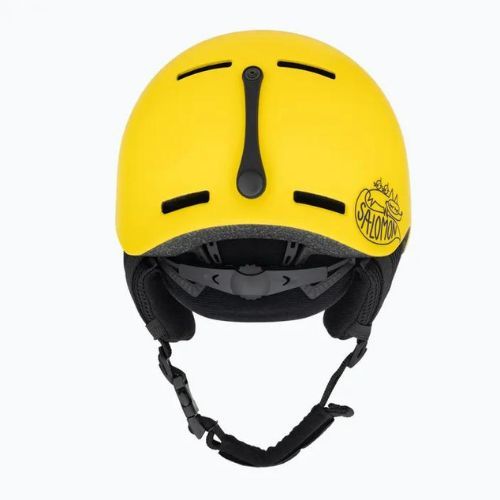 Casco da sci Salomon Orka giallo vivo per bambini