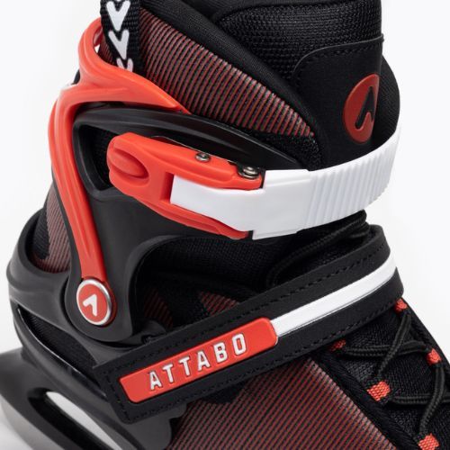 Pattini per bambini ATTABO ICEBLADE 01 nero/rosso