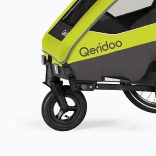 Rimorchio per bicicletta Qeridoo Sportrex 2 nuovo verde lime