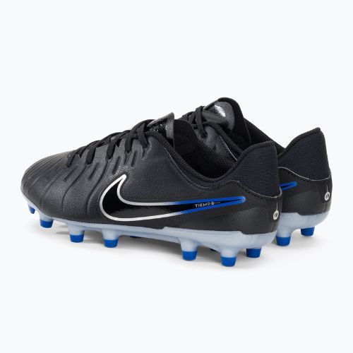 Scarpe da calcio per bambini Jr Legend 10 Academy FG/MG nero/cromo/iper real