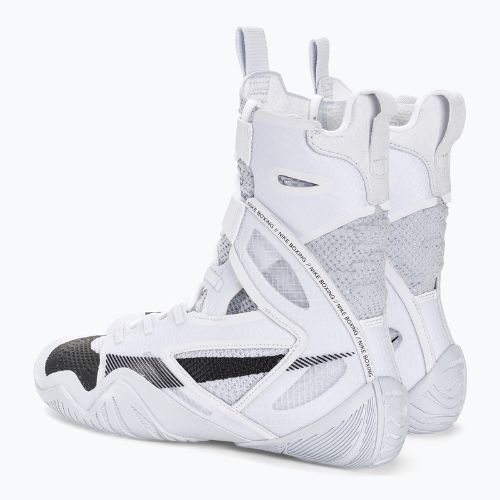 Nike Hyperko 2 bianco/nero/grigio calcio scarpe da boxe