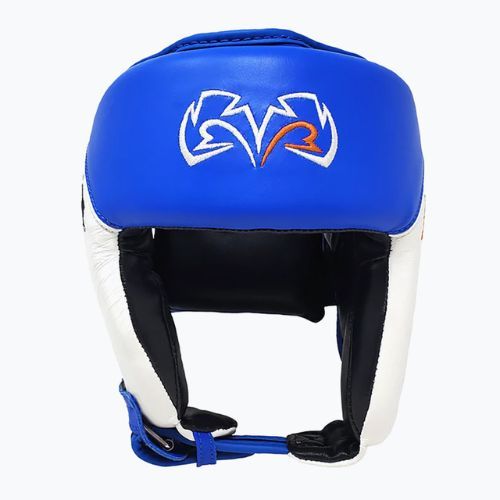 Rival Casco da boxe da competizione amatoriale copricapo blu/bianco