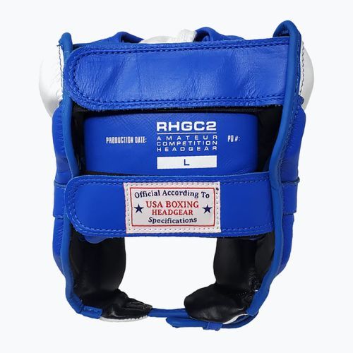 Rival Casco da boxe da competizione amatoriale copricapo blu/bianco