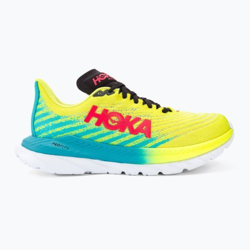 HOKA Mach 5 scarpe da corsa uomo sera primula/blu scuba