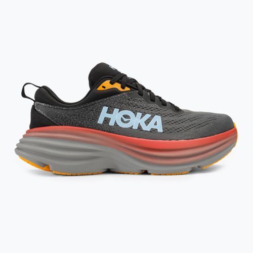 Scarpe da corsa da uomo HOKA Bondi 8 antracite/castello