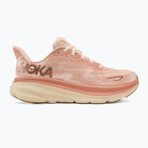 Scarpe da corsa da donna HOKA Clifton 9 sandstone/crema