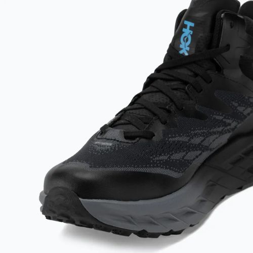 Scarpe da corsa da uomo HOKA Speedgoat 5 Mid GTX nero/nero
