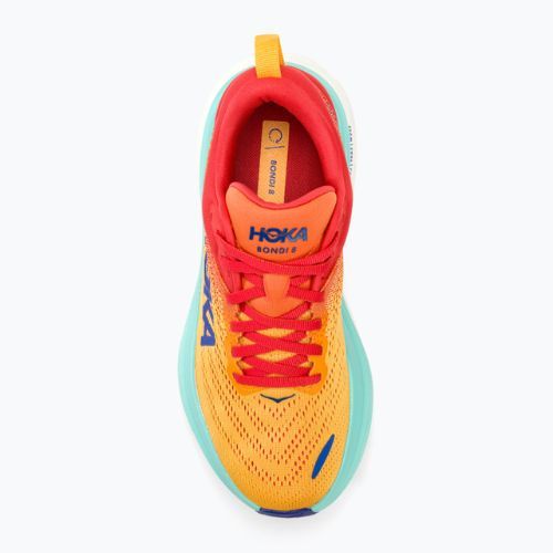 Scarpe da corsa da donna HOKA Bondi 8 cerise/cloudless