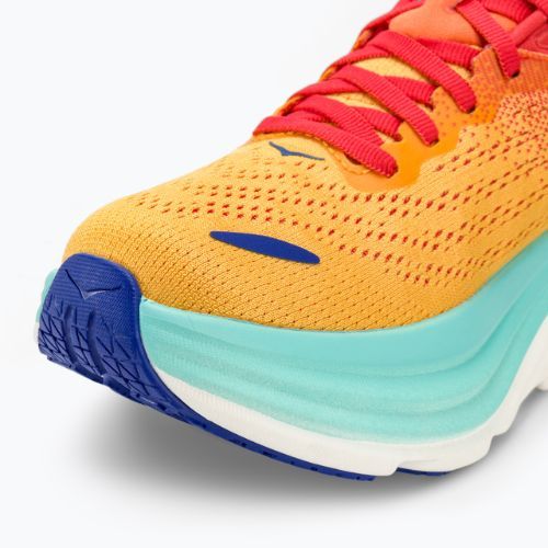 Scarpe da corsa da donna HOKA Bondi 8 cerise/cloudless