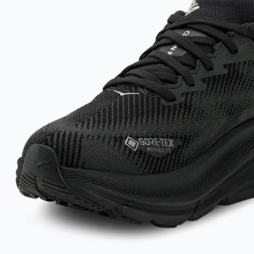 Scarpe da corsa da donna HOKA Clifton 9 GTX nero/nero