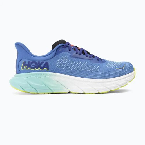 Scarpe da corsa da uomo HOKA Arahi 7 blu virtuale/cerise