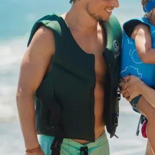 Gilet di sicurezza da uomo AQUASTIC AQS-LVM verde