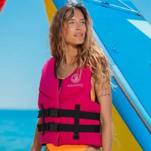 Gilet di sicurezza da donna AQUASTIC AQS-LVW rosa