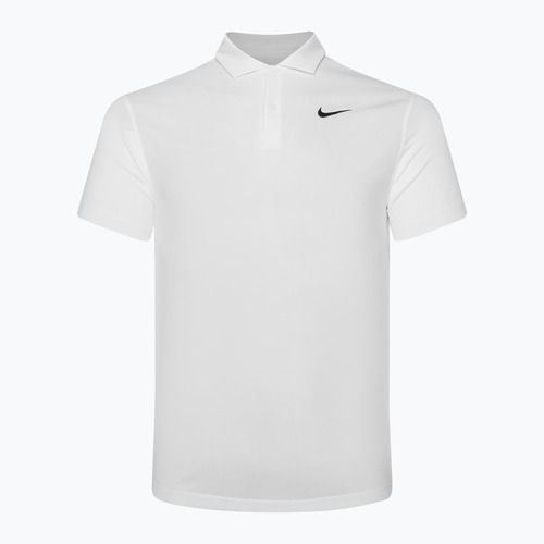 Maglietta da tennis da uomo Nike Court Dri-Fit Polo Solid bianco/nero