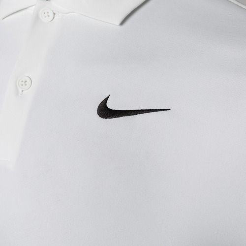 Maglietta da tennis da uomo Nike Court Dri-Fit Polo Solid bianco/nero