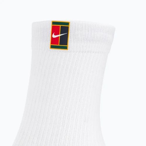 Calzini da tennis Nike Court Multiplier Cushioned Crew 2 paia bianco/bianco