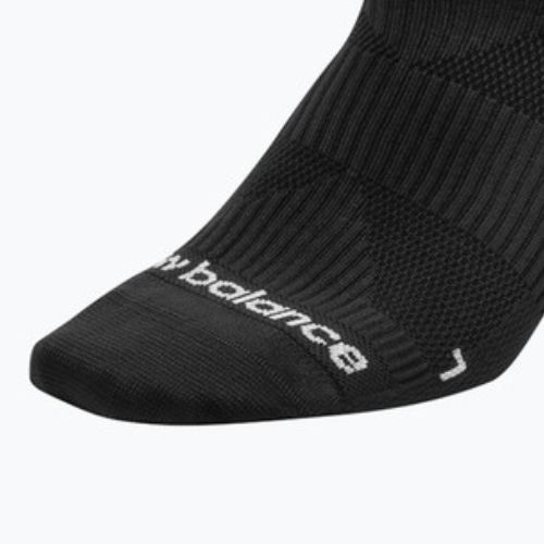 New Balance Run Flat Knit Tab No Show calzini neri