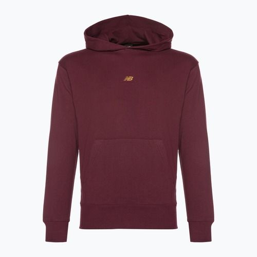 Felpa New Balance Athletics Remastered Graphic French Terry da uomo, bordeaux