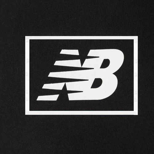 Maglietta New Balance Essentials Logo uomo nero