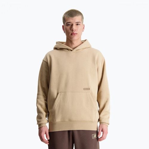 Felpa New Balance Essentials Winter Hoodie da uomo con cappuccio e incenso