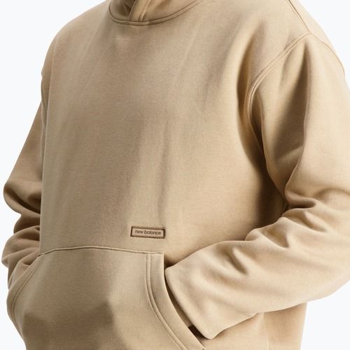 Felpa New Balance Essentials Winter Hoodie da uomo con cappuccio e incenso