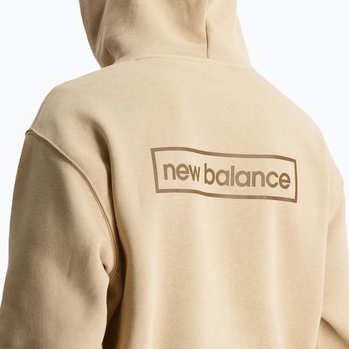 Felpa New Balance Essentials Winter Hoodie da uomo con cappuccio e incenso