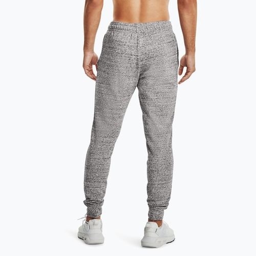 Pantaloni Under Armour Ua Rival Terry Jogger da uomo grigio/melange