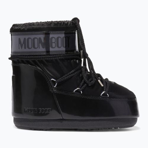 Donna Moon Boot Icon Low Glance stivali da neve nero