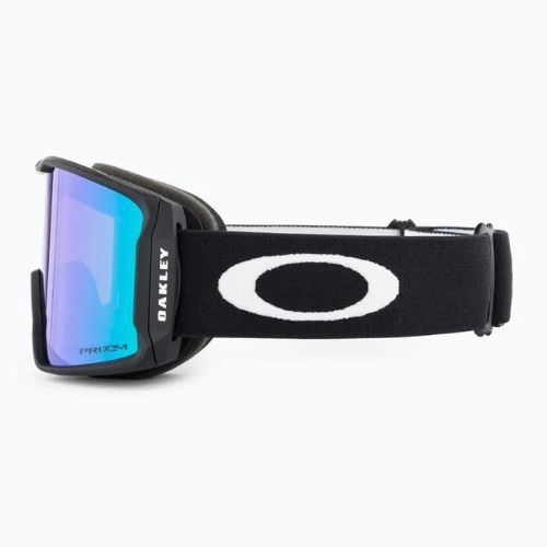 Oakley Line Miner M nero opaco/prizm snow argon iridium occhiali da sci