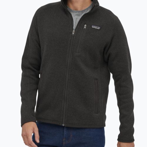 Uomo Patagonia Better Sweater Felpa da trekking in pile nero