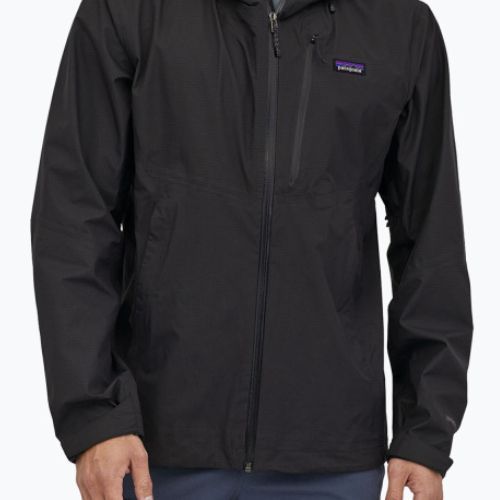 Giacca antipioggia Patagonia Granite Crest da uomo, nero