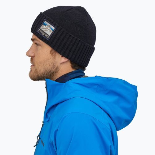 Patagonia Brodeo Beanie berretto invernale linea logo ridge/classic navy