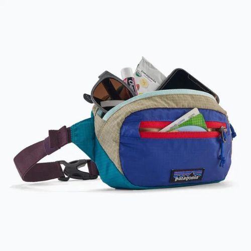Patagonia Ultralight Black Hole Mini Hip Pack 1 l marsupio patchwork/belay blue