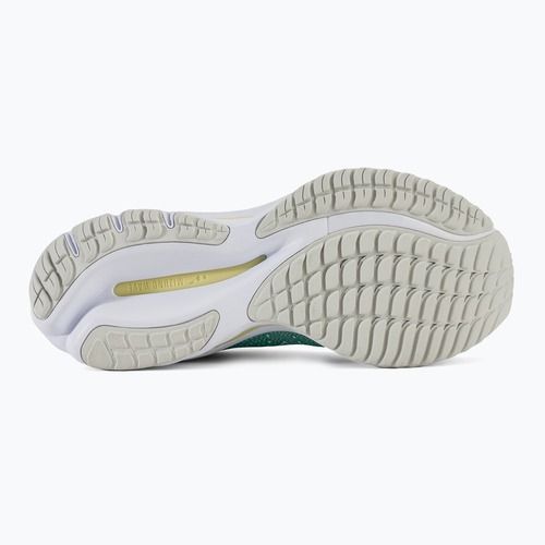 Scarpe da corsa da donna Mizuno Wave Rider 27 blu uovo/bianco/fiore d'arancio