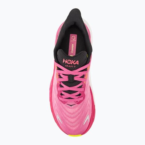 Scarpe da corsa da donna HOKA Arahi 6 fragola/nero