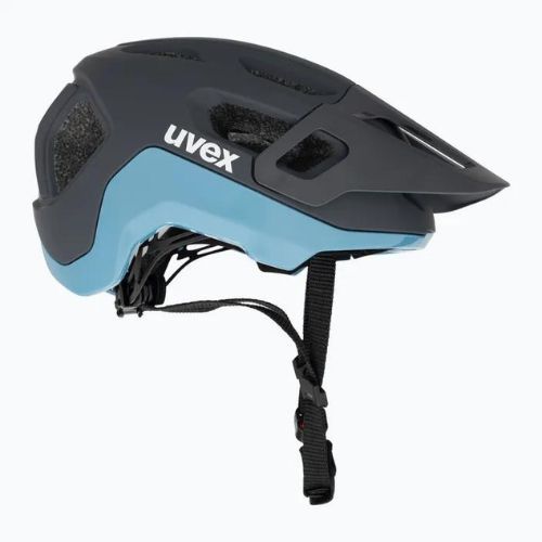 Casco da bicicletta UVEX React deep space/azure matt