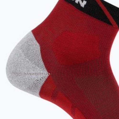 Calzini da corsa Salomon Speedcross Ankle rosso dalia/nero/poppy