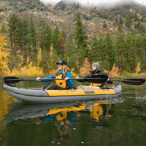 Advanced Elements Island Voyager giallo/grigio kayak gonfiabile per 2 persone