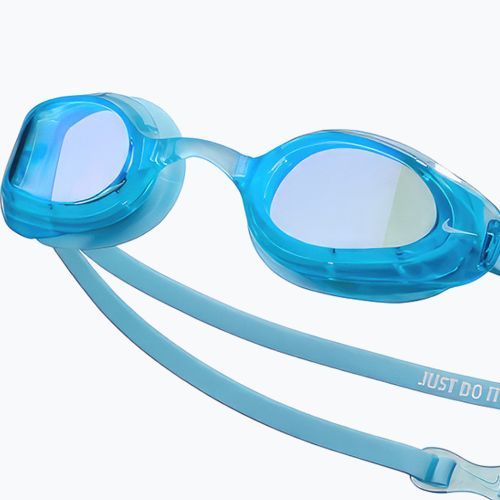 Occhialini da nuoto Nike Vapor Mirror blu acquario