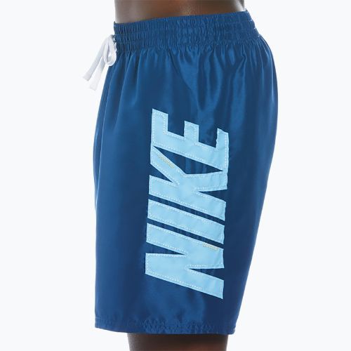 Pantaloncini da bagno da uomo Nike Big Block 7" Volley court blu