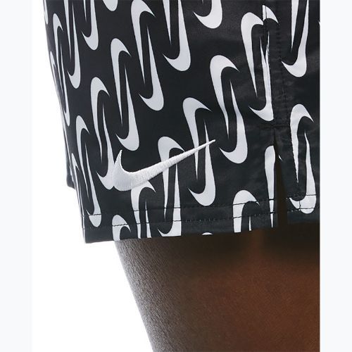 Pantaloncini da bagno Nike Swoosh Link 5" Volley da uomo, nero