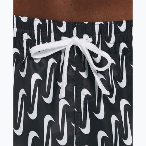 Pantaloncini da bagno Nike Swoosh Link 5" Volley da uomo, nero