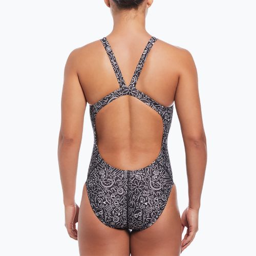 Costume intero donna Nike Hydrastrong Solid Fastback nero