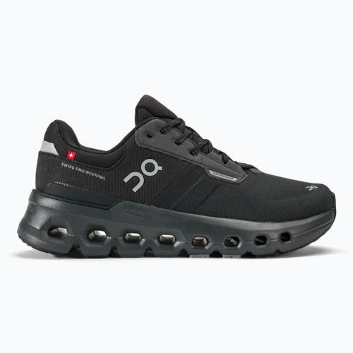 Scarpe da corsa da donna On Cloudrunner 2 Impermeabile magnete/nero