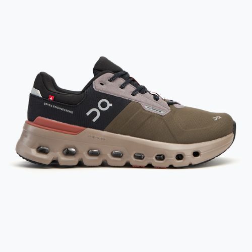 Scarpe da corsa On Cloudrunner 2 Waterproof da donna, oliva/mogano