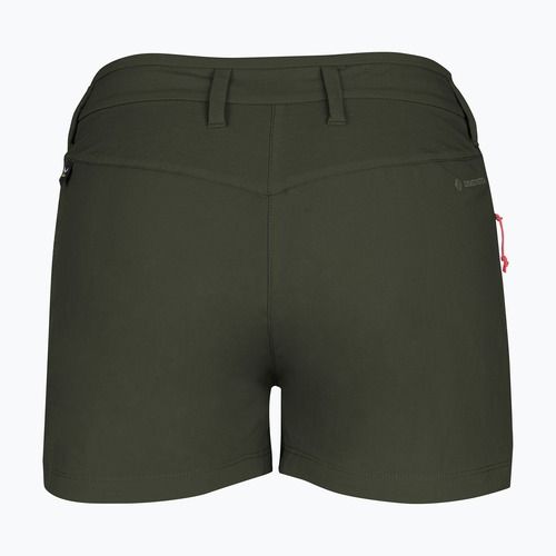 Pantaloncini da trekking da donna Salewa Puez DST Cargo oliva scuro