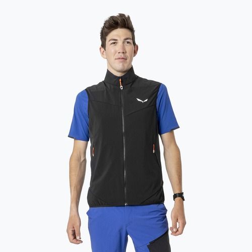 Salewa uomo trekking senza maniche Pedroc Dst Light nero out