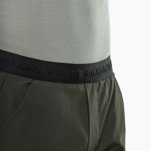 Pantaloncini da trekking Salewa da uomo Puez 4 oliva scuro