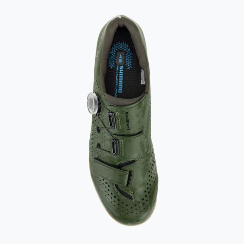 Scarpe da ghiaia Shimano SH-RX600 verde uomo